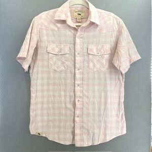 Western Aloha Men's MED Snap Shirt Palaka Cowboy lightweight